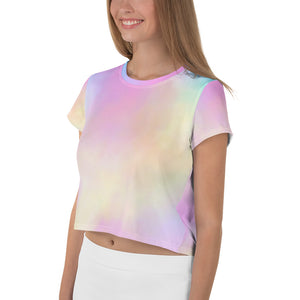 Pink Sky Crop Tee