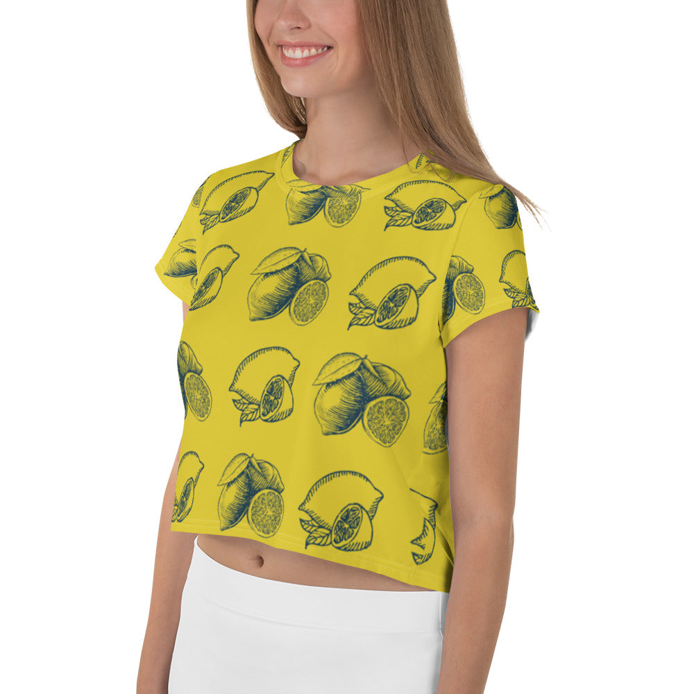 Make Lemonade Crop Tee