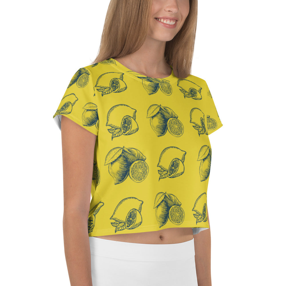 Make Lemonade Crop Tee