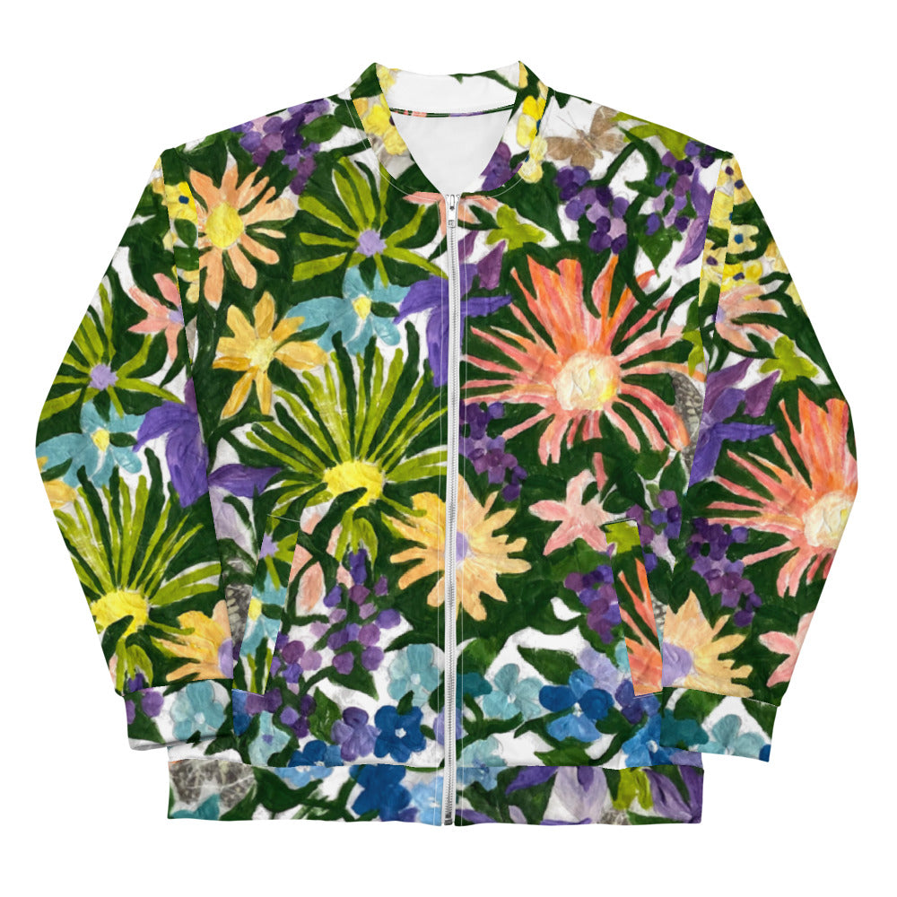 Flower Power Bomber Jacket