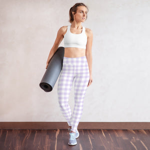 Lilac Gingham Legging