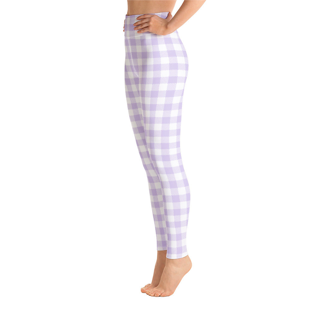 Lilac Gingham Legging