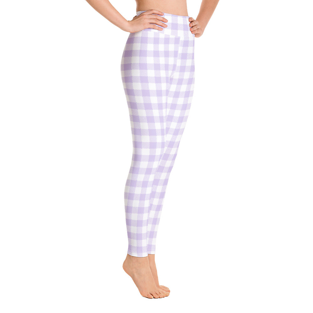 Lilac Gingham Legging